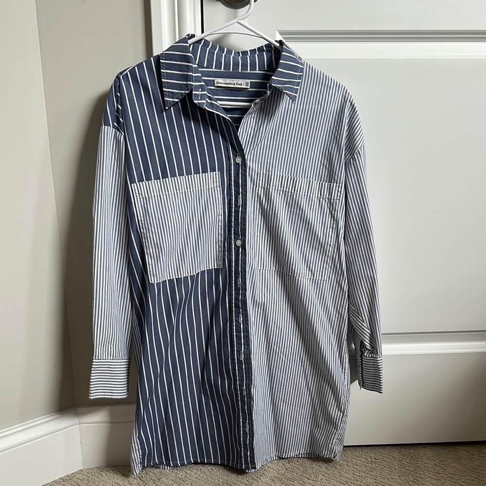 Abercrombie Poplin Shirt Dress